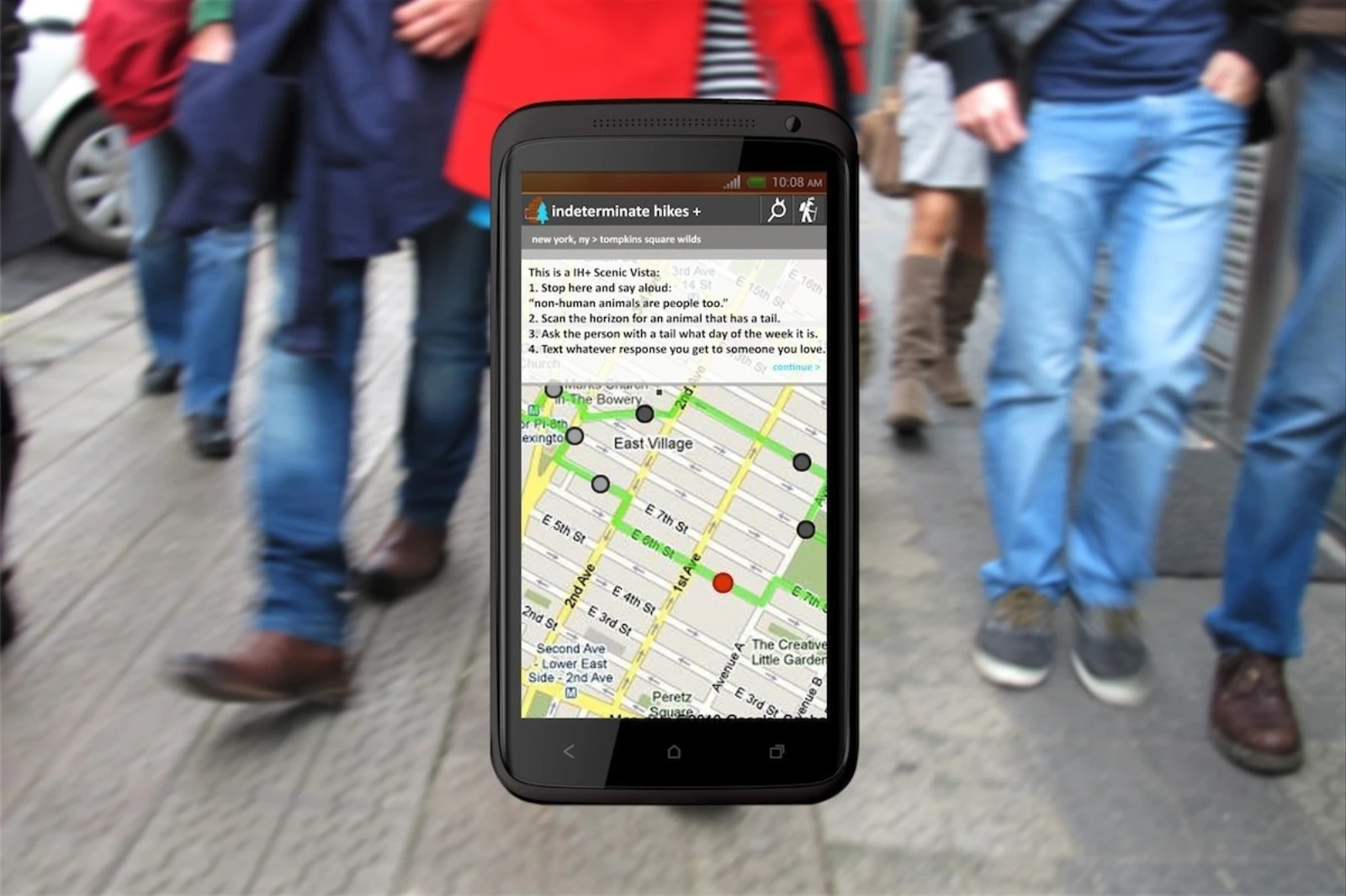 EcoArtTech, Indeterminate Hikes+, 2010